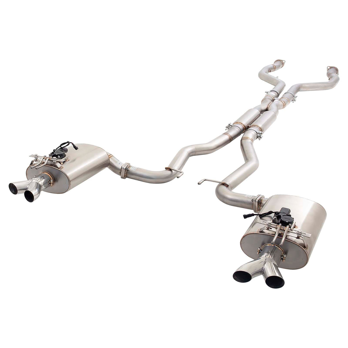HSV VF Sedan and Wagon 304 Stainless Steel Twin 3Inch Varex Valved Cat Back System