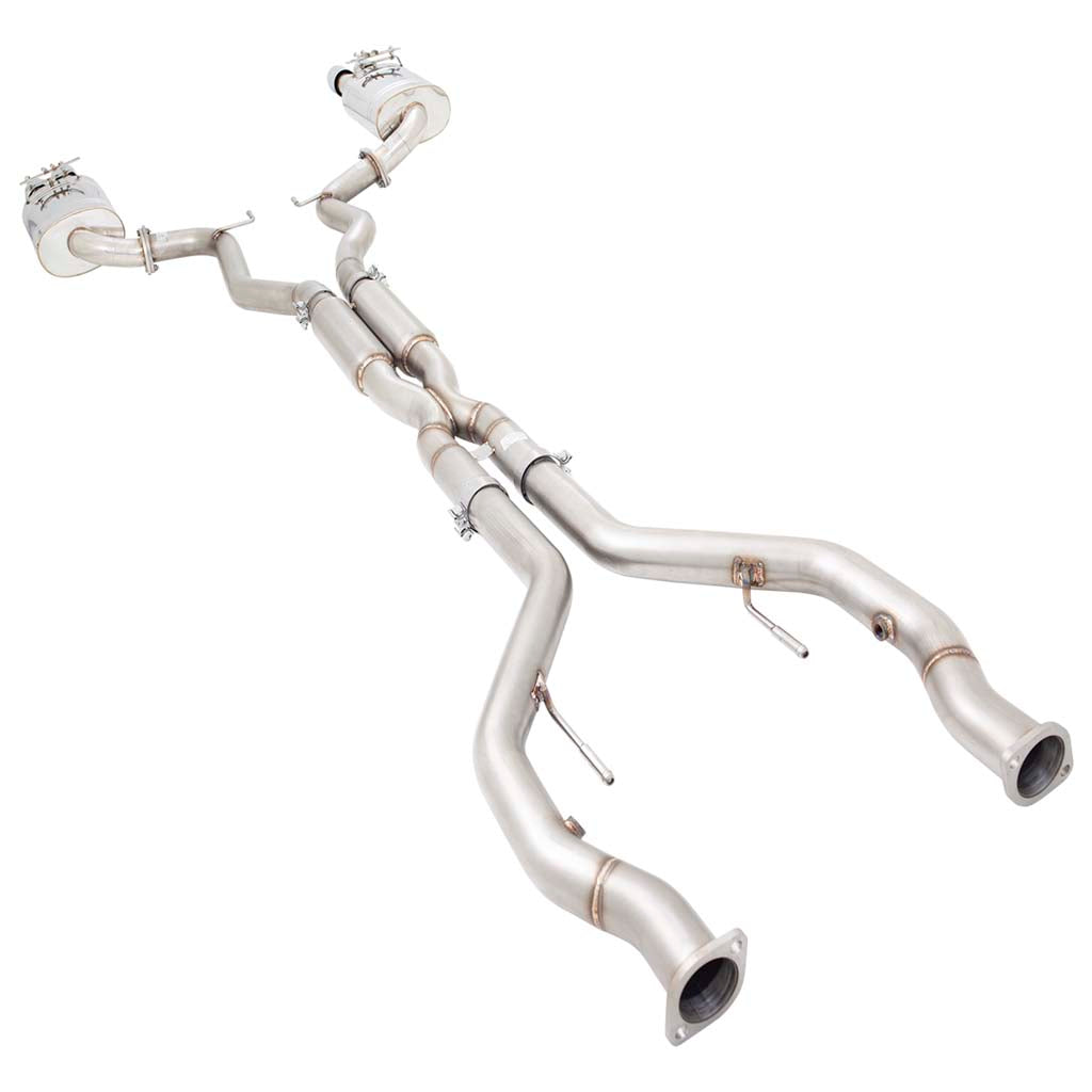 Holden Commodore VE-VF Sedan Twin 3" Cat-back System (Slip-Joint) - Polished S/S **** Special Order Item ****