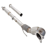 Stainless Steel 3″ Dump pipe, 200 cell metallic cat with connecting pipe