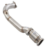 Subaru VB WRX Turbo Exhaust Downpipe with Hi Flow Catalytic Converter