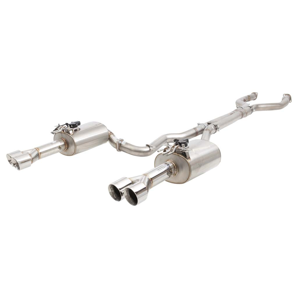 Holden VE VF V8 Ute Straight Pipe Center 304 SS Twin 3Inch Varex Valved Cat Back