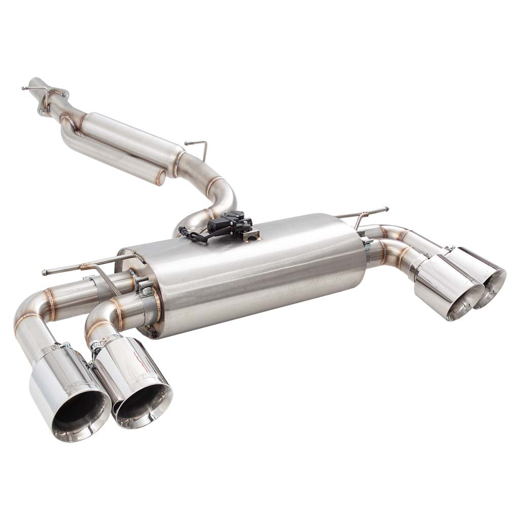 VW GOLF R MK7 Varex Valved Cat Back Exhaust System