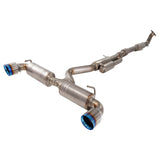 Toyota Yaris GR Titanium Cat Back System with Burnt Blue Tips