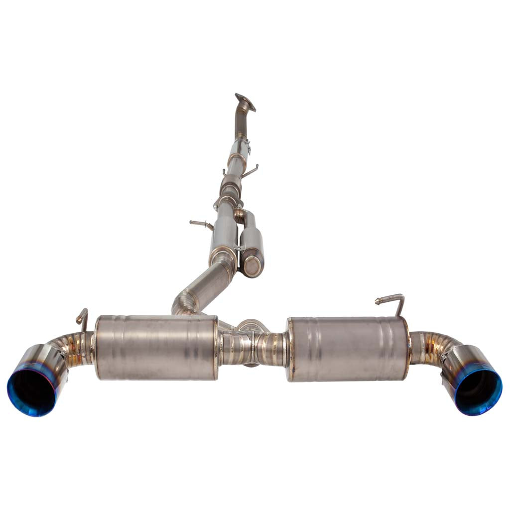 Toyota Yaris GR Titanium Cat Back System with Burnt Blue Tips **** Special Order Item ****