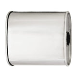 10" X 4" OVAL - 10.5" LONG O/C 2 1/2" GLASS PACKED NO STUBS EVERFLO 409 STAINLESS
