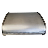 10" X 4" OVAL - 10.5" LONG O/C 2 1/2" GLASS PACKED NO STUBS