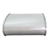 10" X 4" OVAL - 10" LONG O/O INLINE 2 1/2" GLASS PACKED STRAIGHT THROUGH NO STUBS