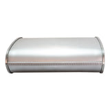 2.5" UNIVERSAL MEGA FLOW OVAL MUFFLER 10X4 14" LONG O/C NO STUBS