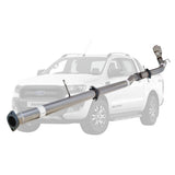 Ford Ranger PX 2016 Onwards 2L 3 Inch DPF Back Exhaust