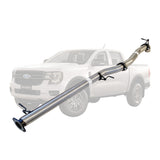 Ford Ranger Next Gen 2022 Onwards 2L BI-Turbo 3 Inch DPF Back Exhaust Not For ADBLUE models (Requires tunning After Fitment)