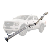 Ford Ranger Next Gen 2022 Onwards 2L BI-Turbo 3 Inch DPF Back Exhaust Not For ADBLUE models (Requires tunning After Fitment)