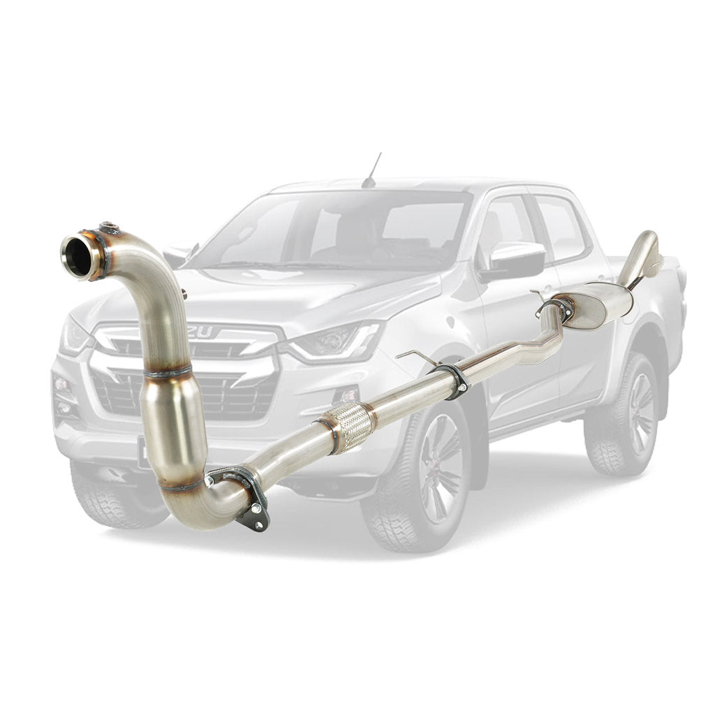 Isuzu D-Max TF 3.0l 4JJ3-TCX 2020 3" Turbo Back DPF Delete