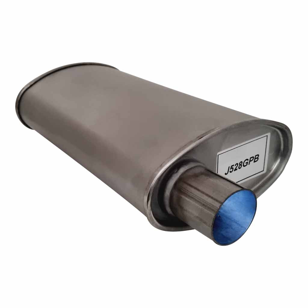 8" x 4" Offset/Offset Configurations Mufflers | Aluminised | Select Your Size Length and Internal Options