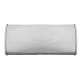 8” X 4” OVAL - 18” LONG D/D DUAL 2” IN/OUT GLASS PACKED  NO STUBS