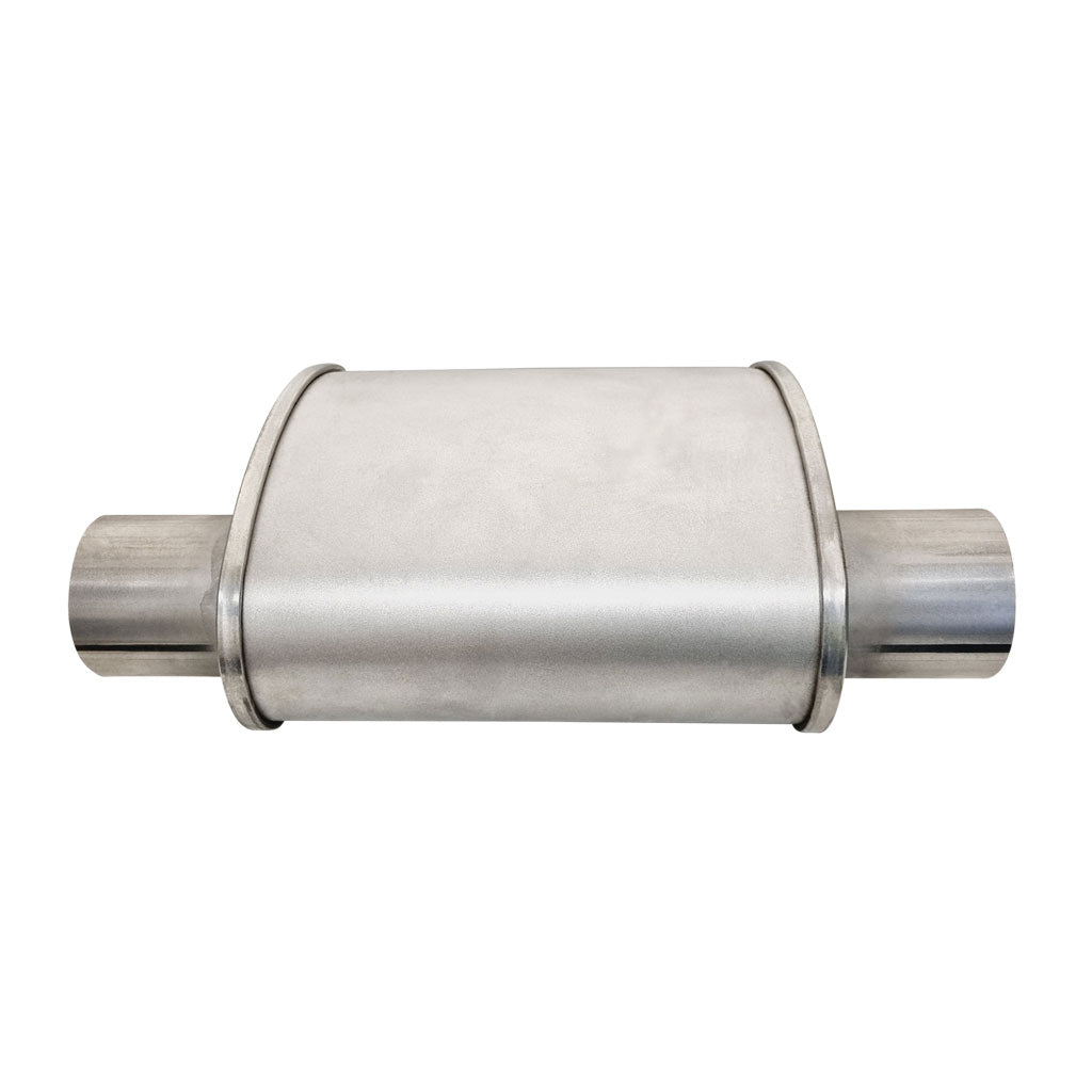 8" x 4" Offset/Offset Configurations Mufflers | Aluminised | Select Your Size Length and Internal Options