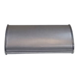 8" X 4" OVAL - 14" LONG O/C 2 1/2" GLASS PACKED MEGA FLOW NO STUBS