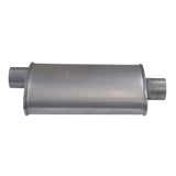 8" X 4" OVAL - 14" LONG O/C 2 1/2" GLASS PACKED MEGA FLOW