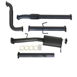 Mitsubishi Triton MN 7/2009 - 1/2015 2.5L 4D56 3 Inch Turbo Back Exhaust