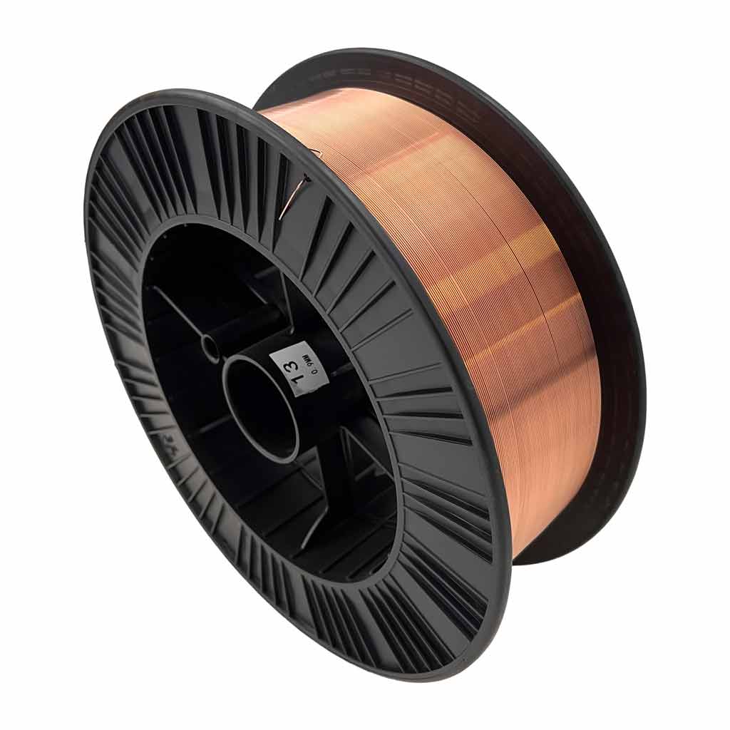 0.9mm Mild Steel MIG Wire on 15kg Precision Layer Wound Plastic Spools