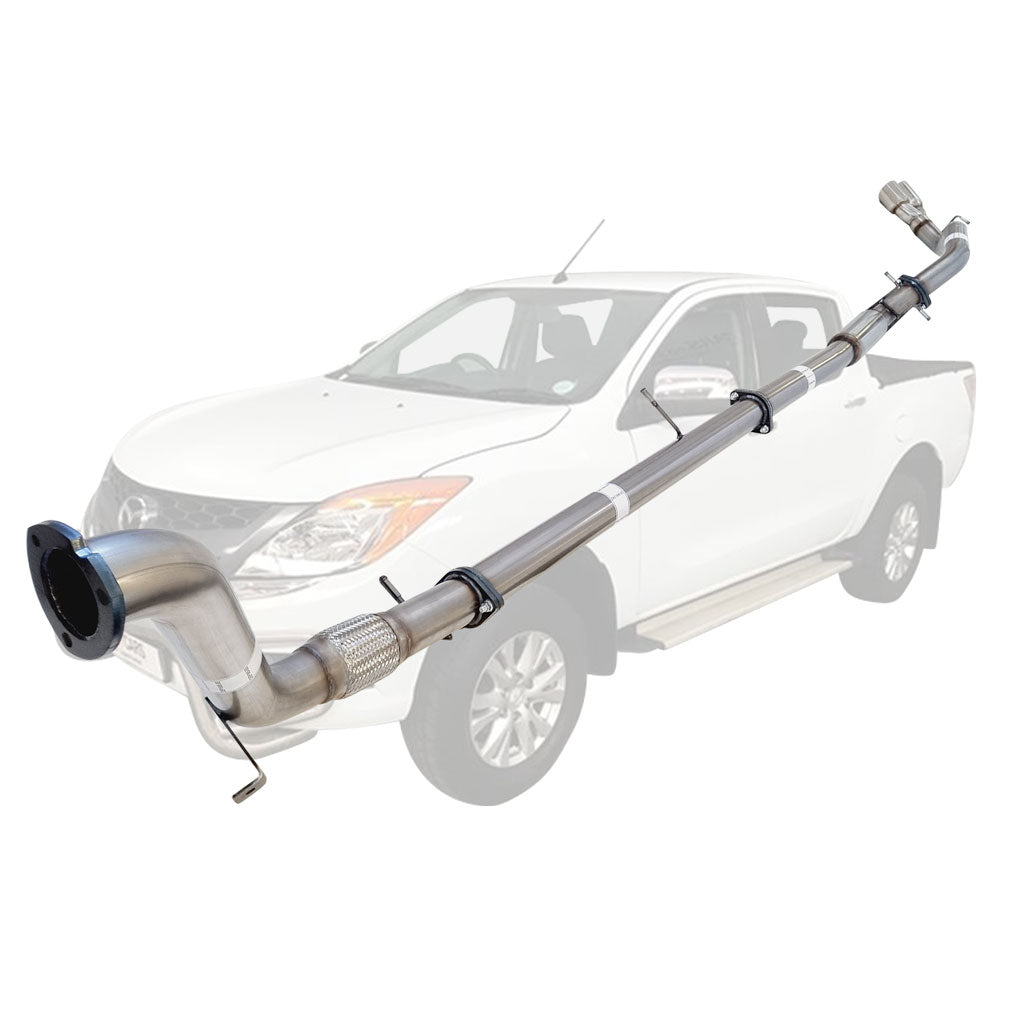 Mazda BT50 2011 - 9/2016 3.2L 3 Inch Turbo Back Exhaust