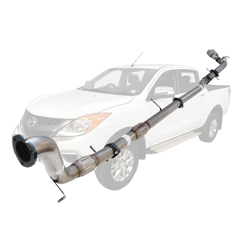 Mazda BT50 2011 - 9/2016 3.2L 3 Inch Turbo Back Exhaust