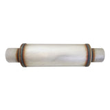 5" Round Centre/Centre Configurations Universal Mufflers With Spigots | Stainless 409 | Select Your Size Length and Internal Options