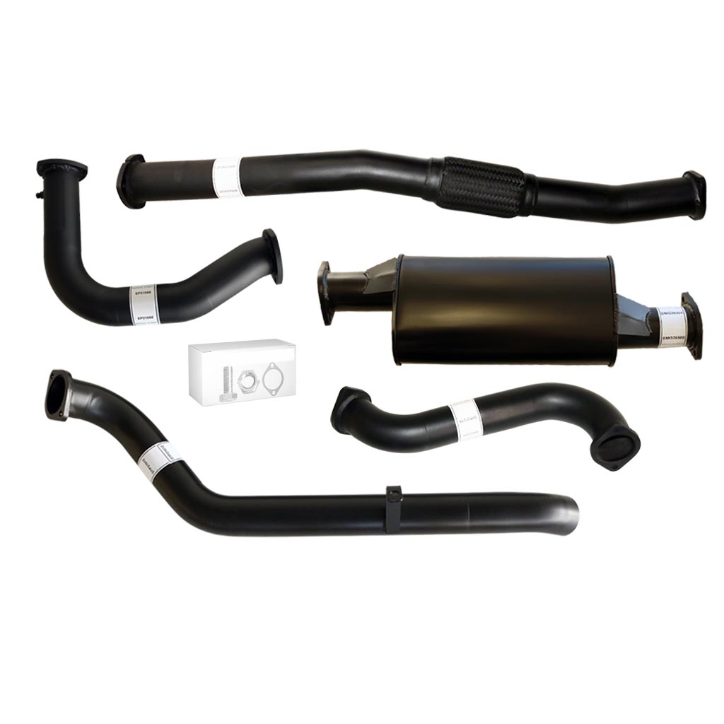 Nissan Patrol Y61 GU 4.2L TD42 Ute 3 Inch Dump Pipe Back Exhaust 1996 - 2006 (Does not suit Coil Tower Braces)