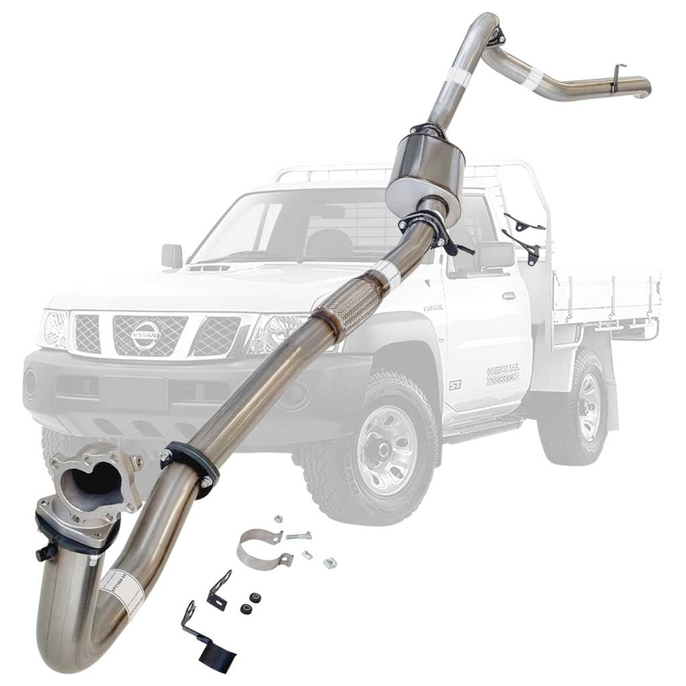 Td42 Ute Rig Rundown Nissan Patrol Y61 GU 4.2L TD42 Ute 3 Inch Turbo Back Exhaust Cast Dump ...