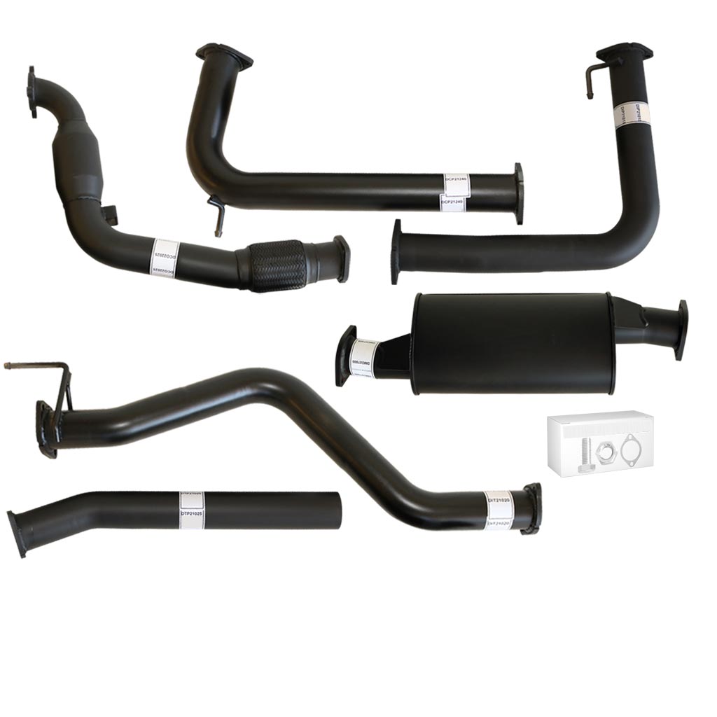 Nissan Navara D40 2.5L Auto 3 Inch Turbo Back Exhaust (DPF Model) 2007 - 2016