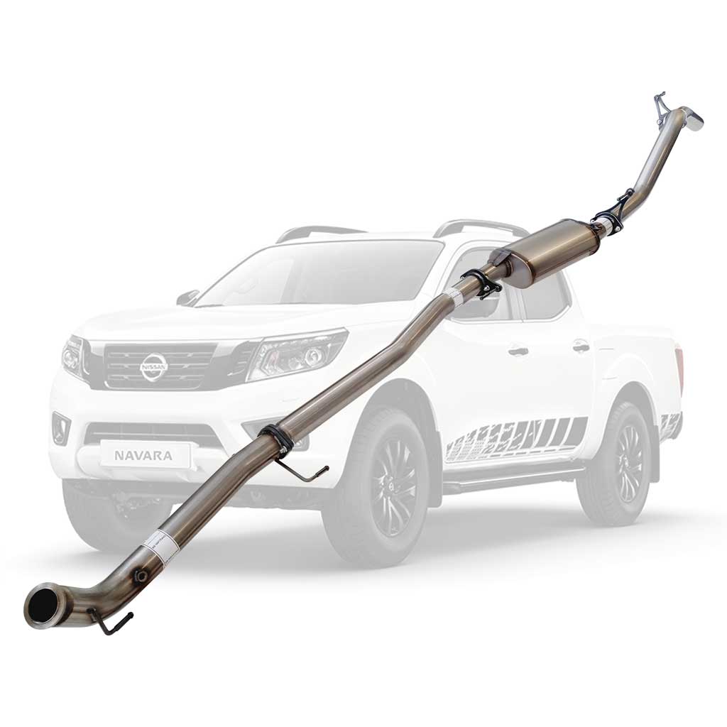 Nissan Navara D23 NP300 2.3L 3 Inch Turbo Back Exhaust DPF Delete