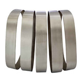 4" (63*125) Vertical Oval Pie Cuts SS304 Brushed 9° 45