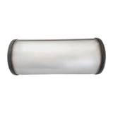 8" ROUND - 18" LONG 2.5" O/O  GP NS MEGA STAINLESS STEEL 409