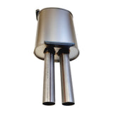 HOLDEN COMMODORE VE, VF V6 V8 UTE AND STATESMAN WM WN 2.5" KIT WITH 2 x HOTDOG - XPIPE & 4 X AC TIPS - XPS STAINLESS STEEL 409L