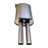HOLDEN COMMODORE VE, VF V6 V8 UTE AND STATESMAN WM WN 2.5" KIT WITH 2 x HOTDOG - XPIPE & 4 X AC TIPS - XPS STAINLESS STEEL 409L