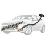 FORD FALCON FG XT SEDAN 2.5" EXHAUST WITH XPS EXTRACTOR, HIFLOW CAT, HOTDOG CENTRE AND REAR MUFFLER