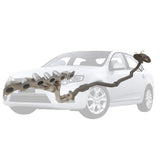 FORD FALCON FG XT SEDAN 2.5" EXHAUST WITH XPS EXTRACTOR & HIFLOW CAT PIPE ONLY FRONT AND REAR MUFFLER