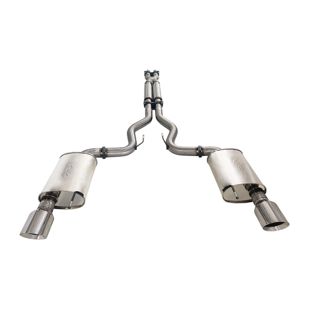 Ford Mustang FM 5.0l Coyote V8 GT Fastback Coupe 3" Twin Stainless Cat back Exhaust With Mufflers **Not Suitable For Convertibles**