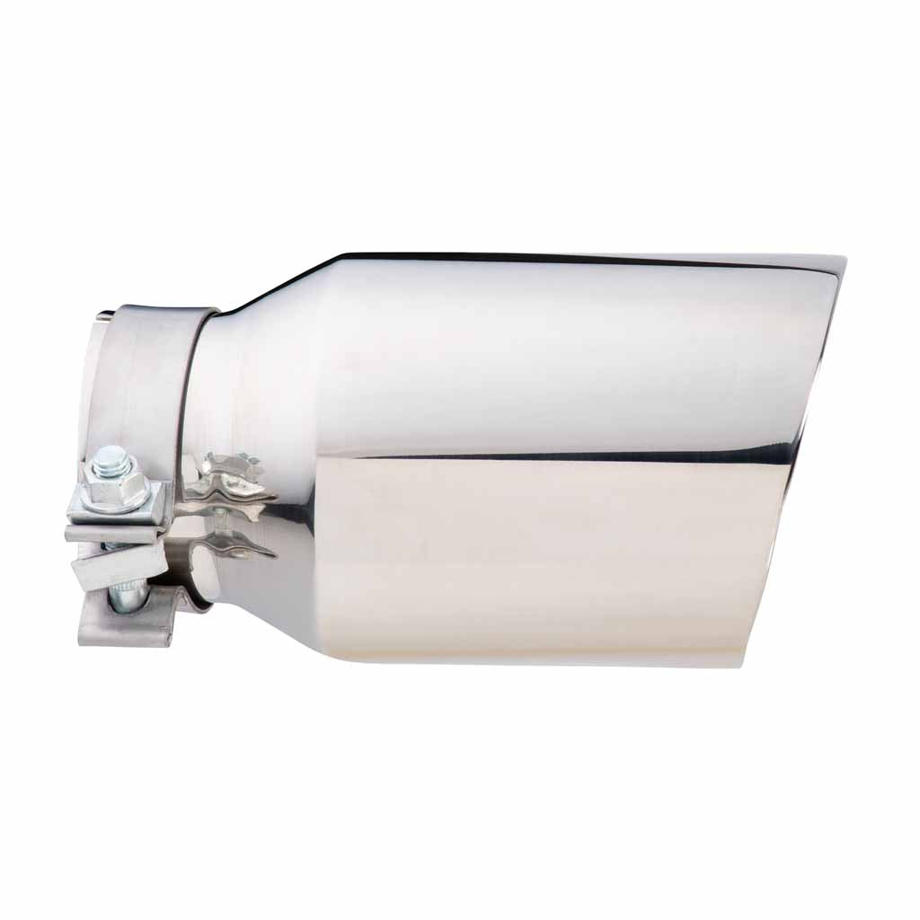 Angle Cut Inner Cone RC 3" In 4 1/2" Out 8" Long SS304 Clamped Tip