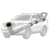 TOYOTA PRADO GUN150R 2.8L TD 3" STAINLESS DPF-BACK PIPE ONLY EXHAUST SYSTEM