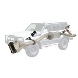 Toyota Landcruiser 80 Series 4.2L 1HD 3 Inch Turbo Back Exhaust with Cast Dump Pipe 1990 - 1998