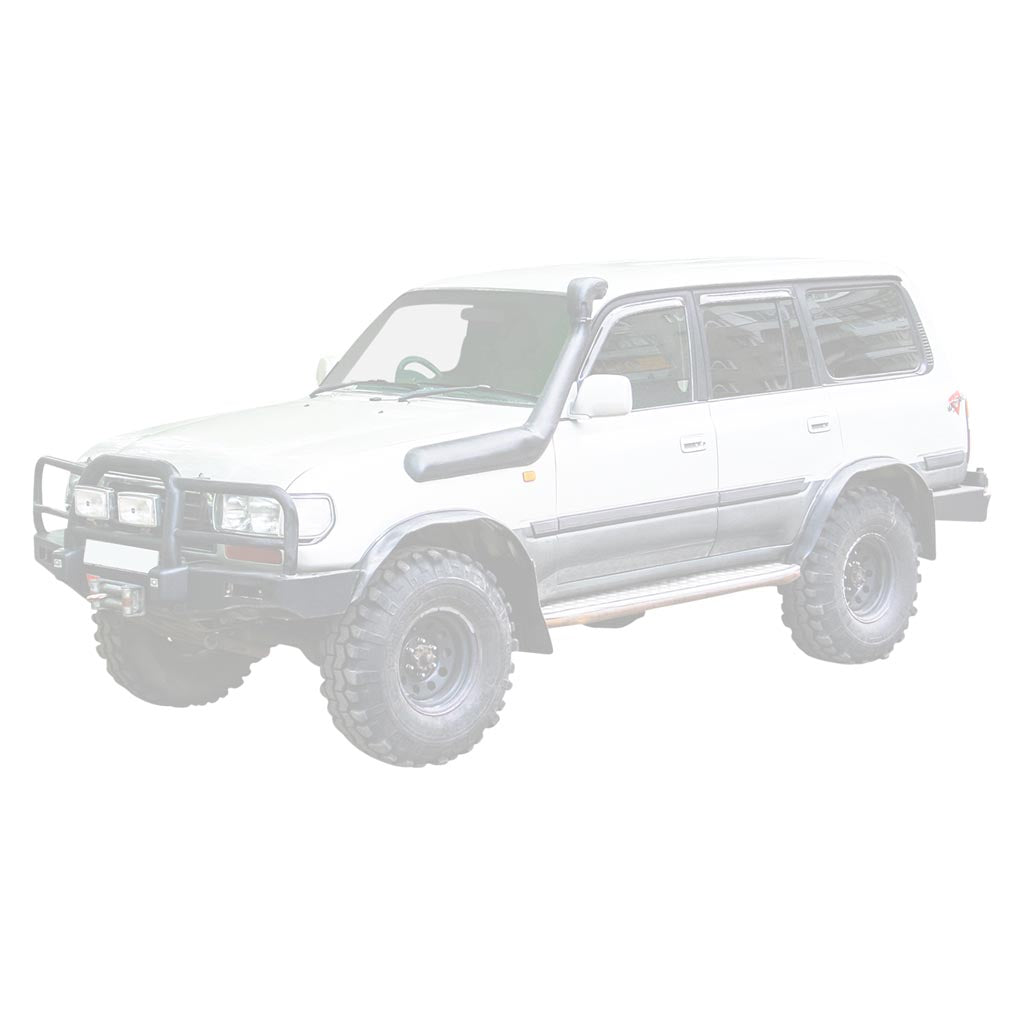 Toyota Landcruiser 80 Series 4.2L 1HD 3 Inch Turbo Back Exhaust with Cast Dump Pipe 1990 - 1998