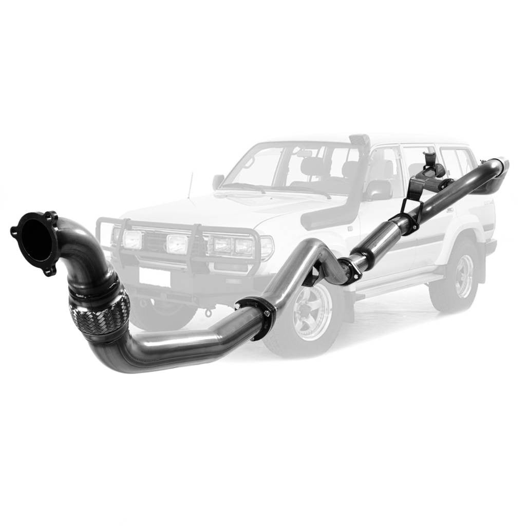 Toyota Landcruiser 80 Series 4.2L 1HZ DTS (1990 - 1998) 3" Turbo Back Exhaust