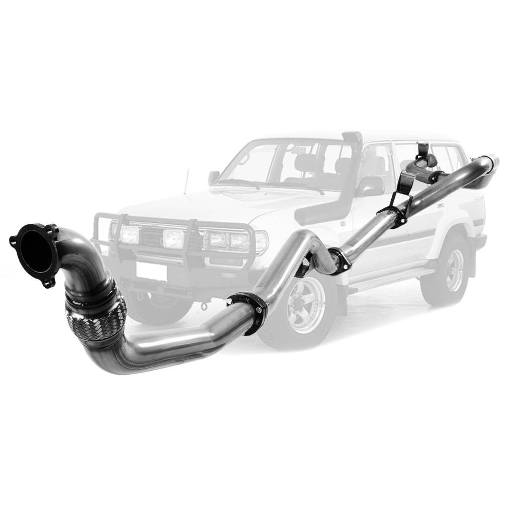 Toyota Landcruiser 80 Series 4.2L 1HZ DTS (1990 - 1998) 3" Turbo Back Exhaust