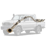 TOYOTA LANDCRUISER 79 SERIES GDJ79 DCAB UTE 2.8L 2023 On 3" STAINLESS #DPF# BACK EXHAUST