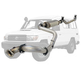 Toyota Landcruiser 78 Series VDJ78 V8 Troop Carrier 10/2016 On 3 Inch DPF Back Exhaust