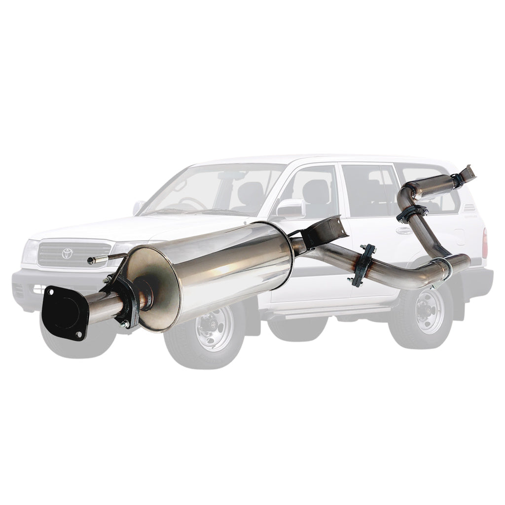 TOYOTA LANDCRUISER 105 SERIES FZJ105, HZJ105 4.2L, 4.5L 98 - 10/07 - 2 1/2" KIT Stainless Steel