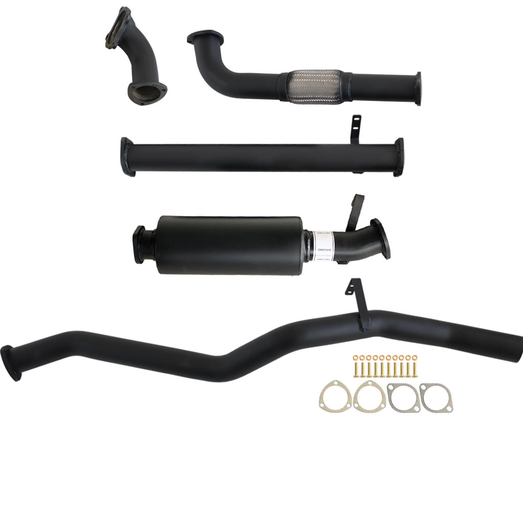 Toyota Landcruiser 60 Series 1980-1990 4L 3 Inch Turbo Back Exhaust 12H-T