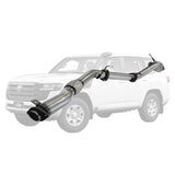 Toyota Landcruiser 300 Series 3.3L F33A-FTV 2021 On 3.5" Stainless DPF Back Exhaust With Pipe Only