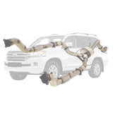 Toyota LandCruiser 200 Series 4.5L (2016-On) Twin 3" to Single 4" Stainless Steel Turbo Back DPF Delete Exhausts