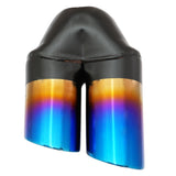 Angle Cut Y-Piece Inner Cone Blue Flame 2 1/2" In 2x3" Out 9" Long LHS SS304 Tip